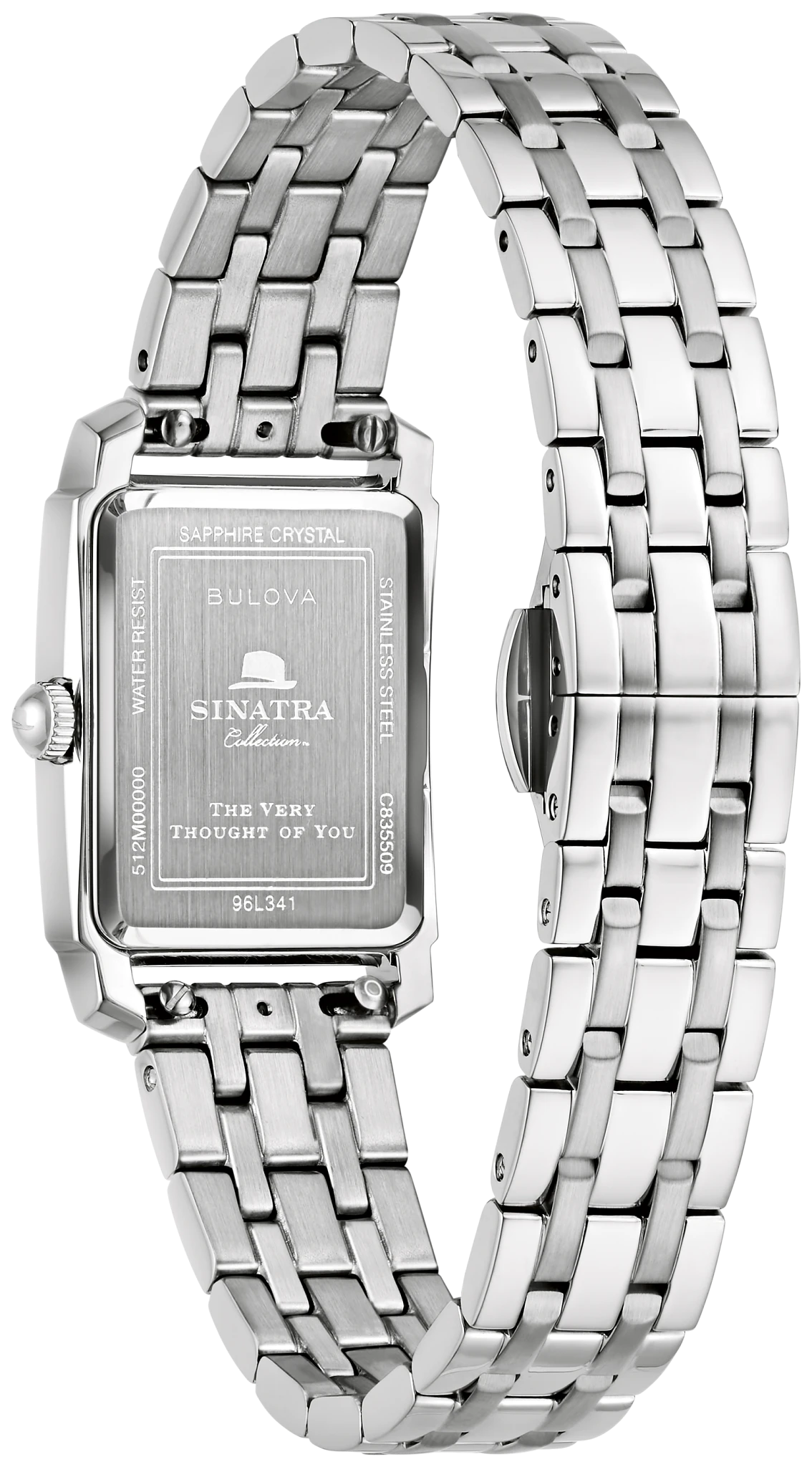 Black Dial Stainless Steel Bracelet The Very Thought Of You 96X166